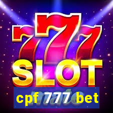 cpf 777 bet